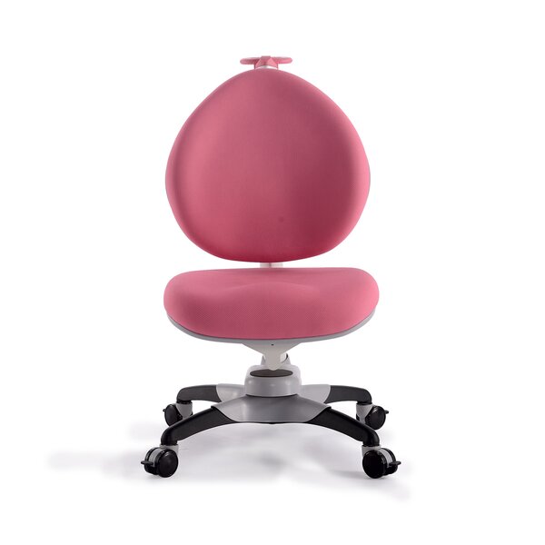 Kids desk shop chair pink